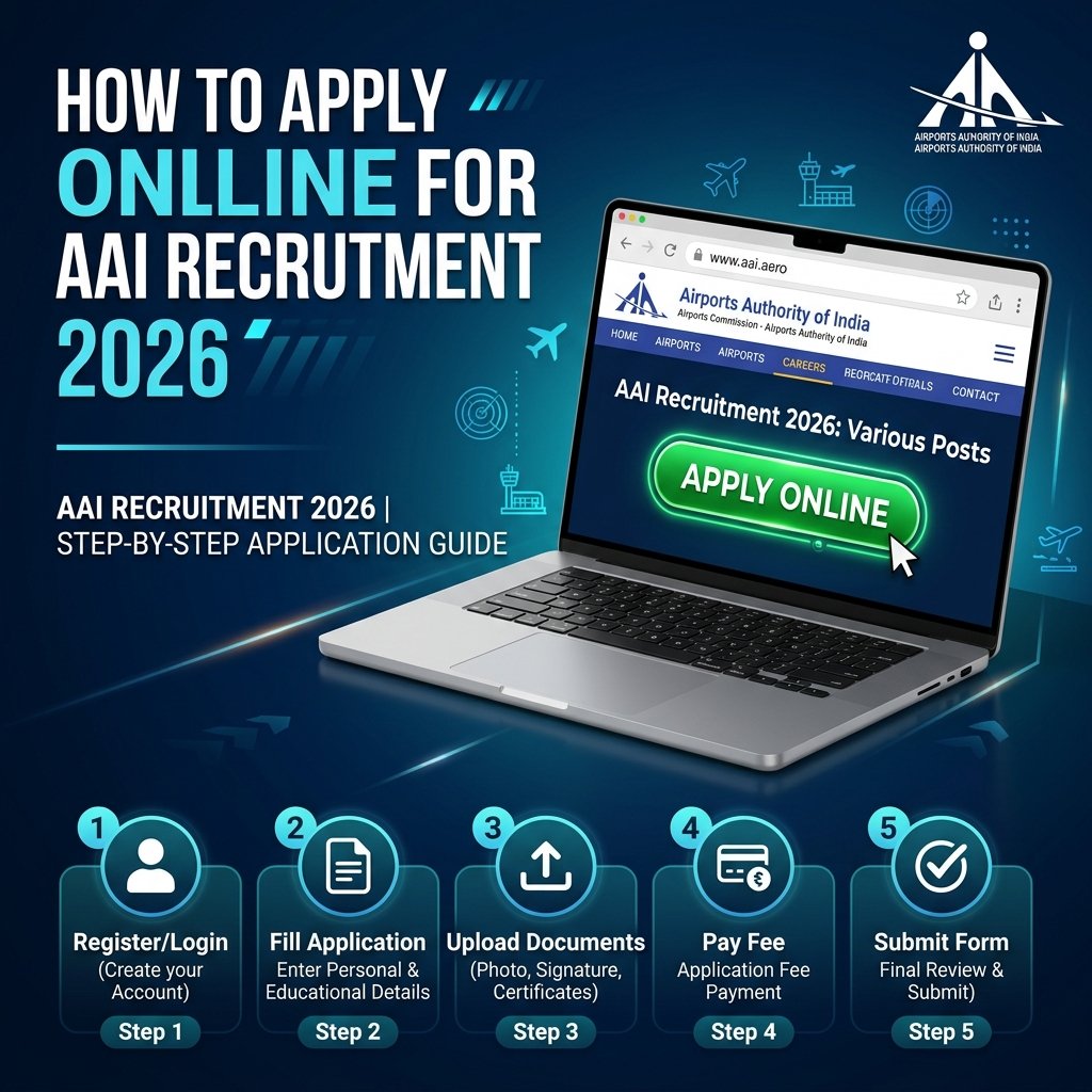 How to Apply Online for AAI Recruitment 2026 Direct Guide