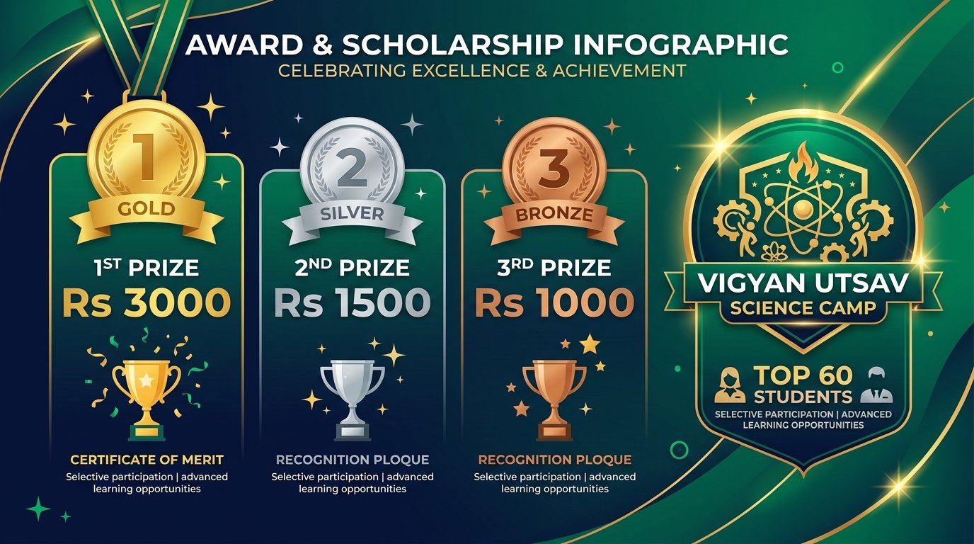 Bajaj Science Olympiad Cash Prizes and Vigyan Utsav Camp