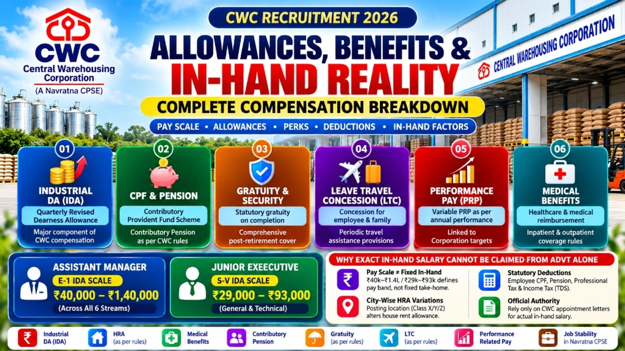 CWC Allowances Benefits and In-Hand Salary Clarification 2026