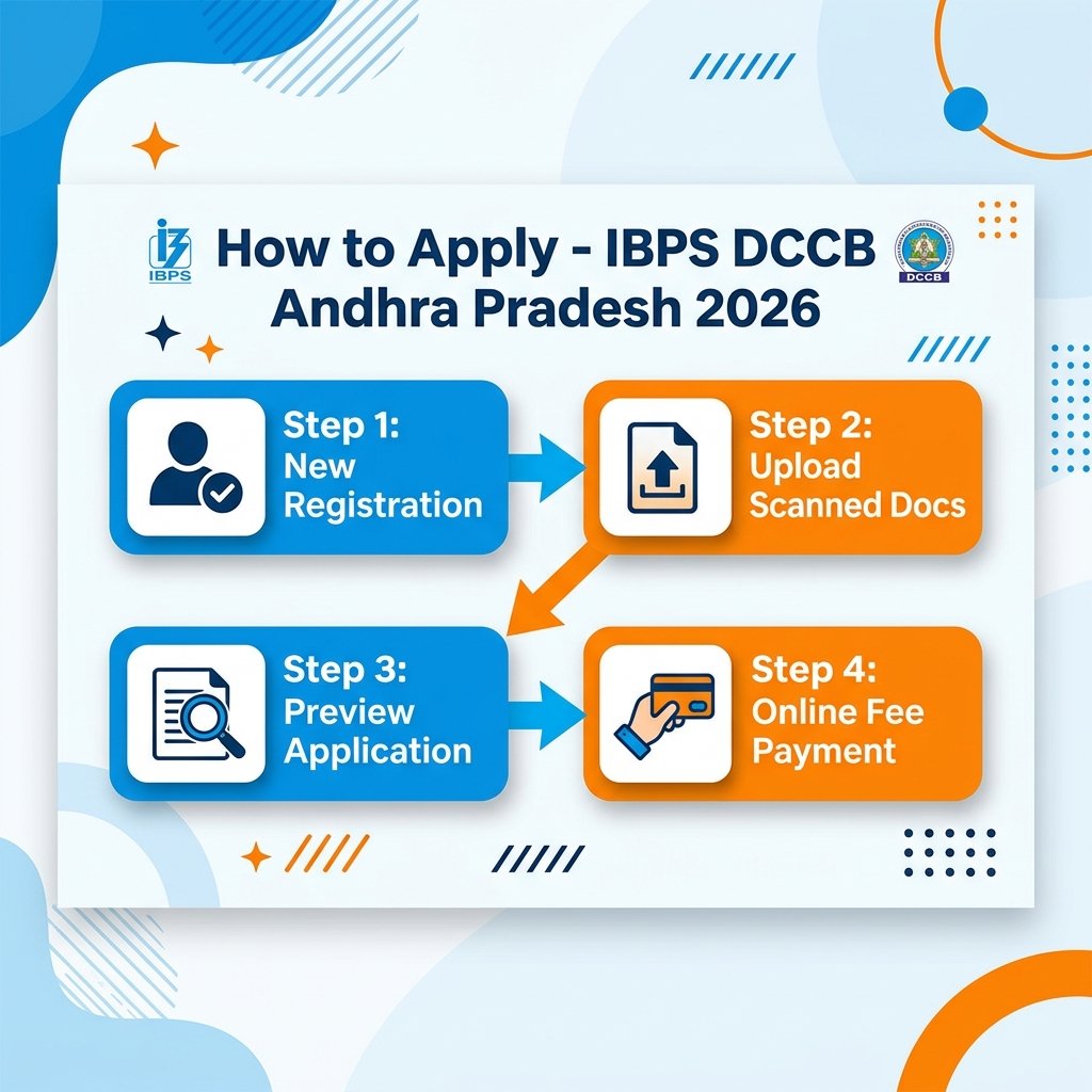 IBPS DCCB AP How to Apply Banner