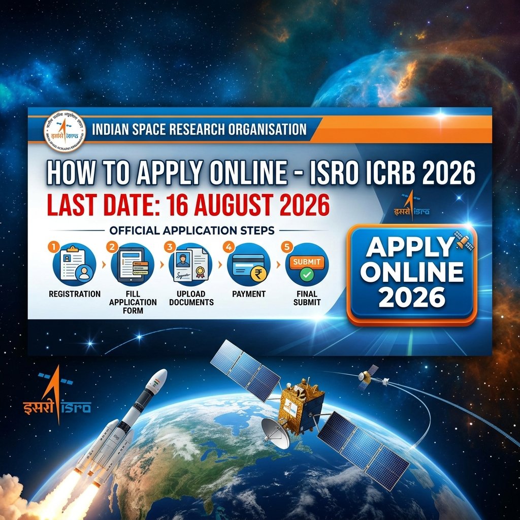 ISRO Assistant Recruitment 2026 How to Apply Online Step by Step Guide