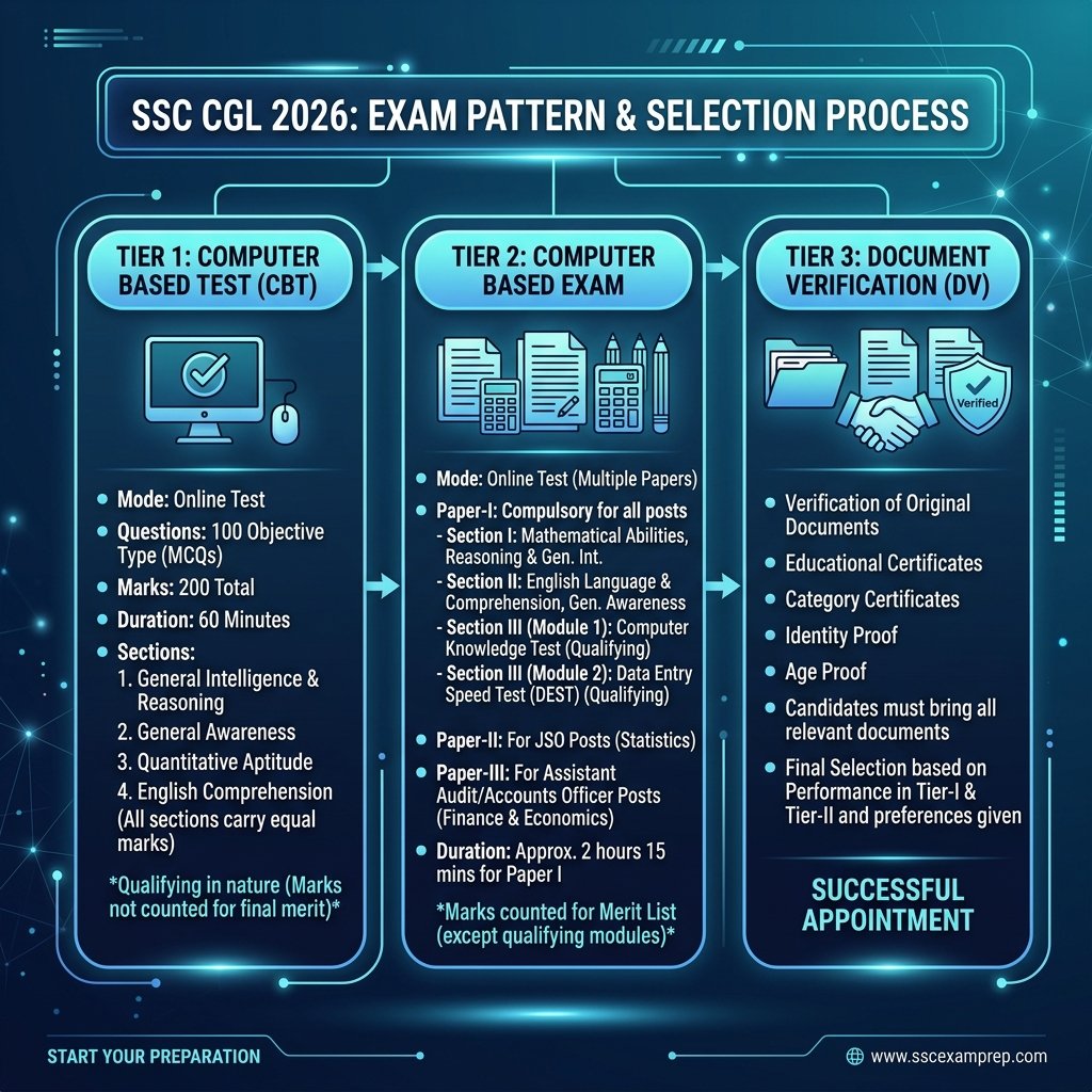 SSC CGL Exam Pattern Banner