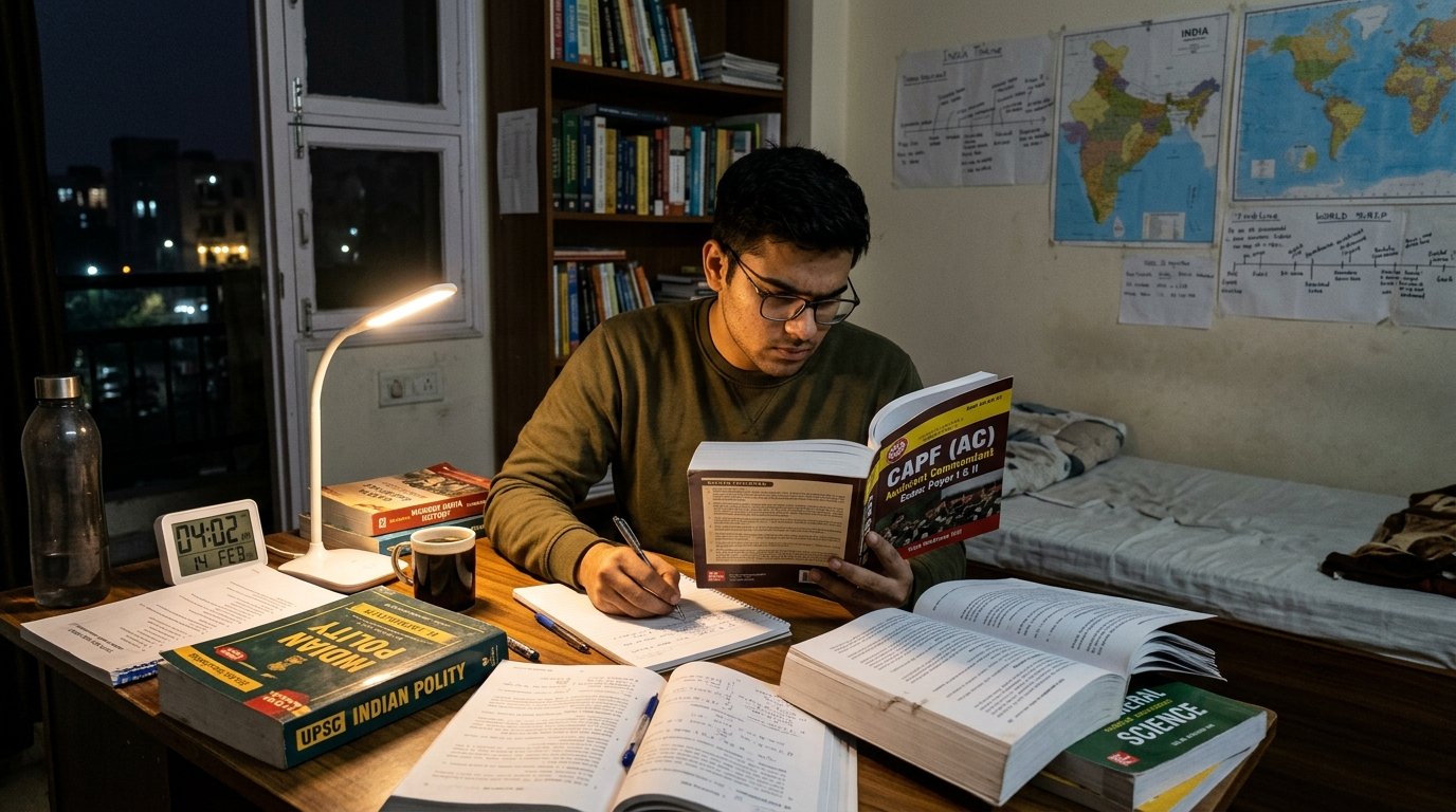 Ankit Ashish Mishra UPSC CAPF Study Preparation Strategy
