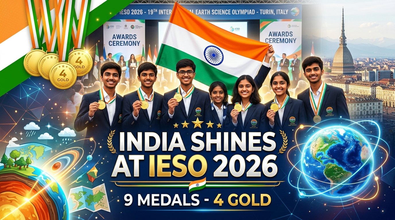 IESO 2026: 19th International Earth Science Olympiad Winners India
