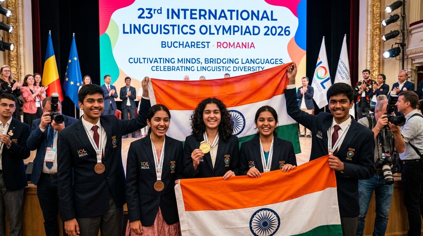 Team India Winners at International Linguistics Olympiad (IOL 2026) Bucharest Romania