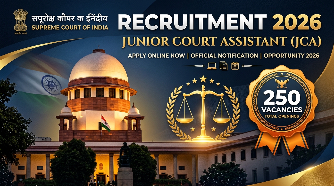 Supreme Court JCA Mock Test 5 2026 Banner