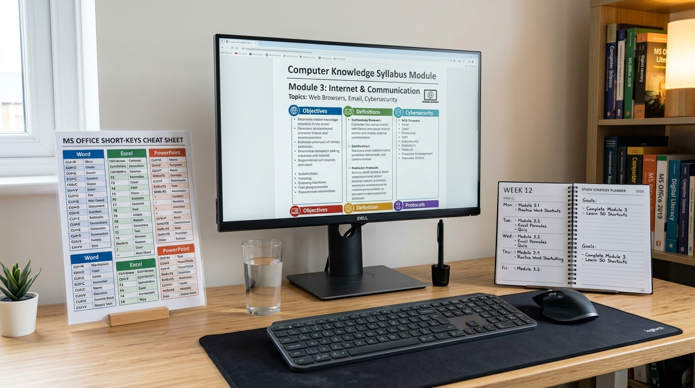 Computer Knowledge & MS Office Shortcuts Syllabus Module
