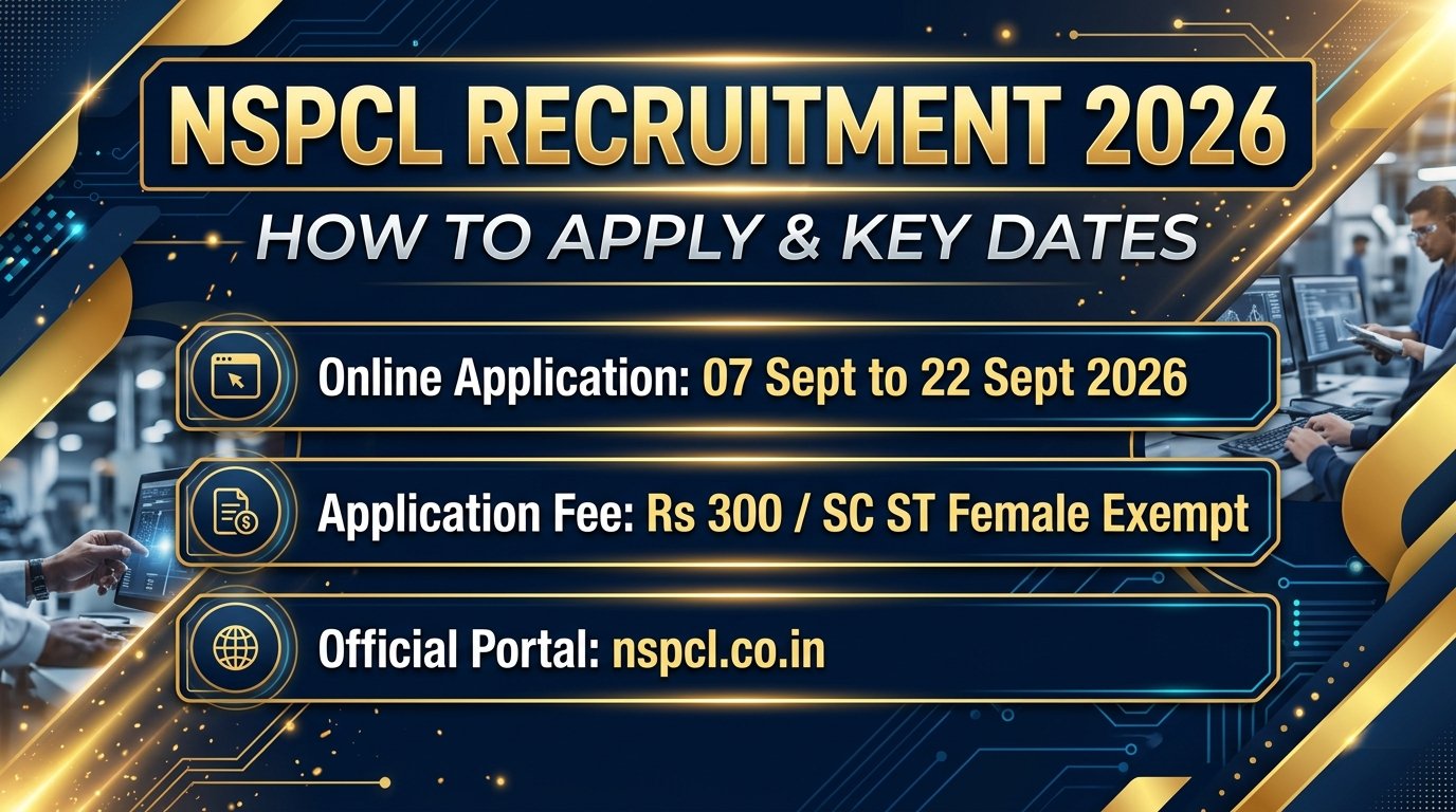 How to Apply Online for NSPCL Recruitment 2026 and Key Dates