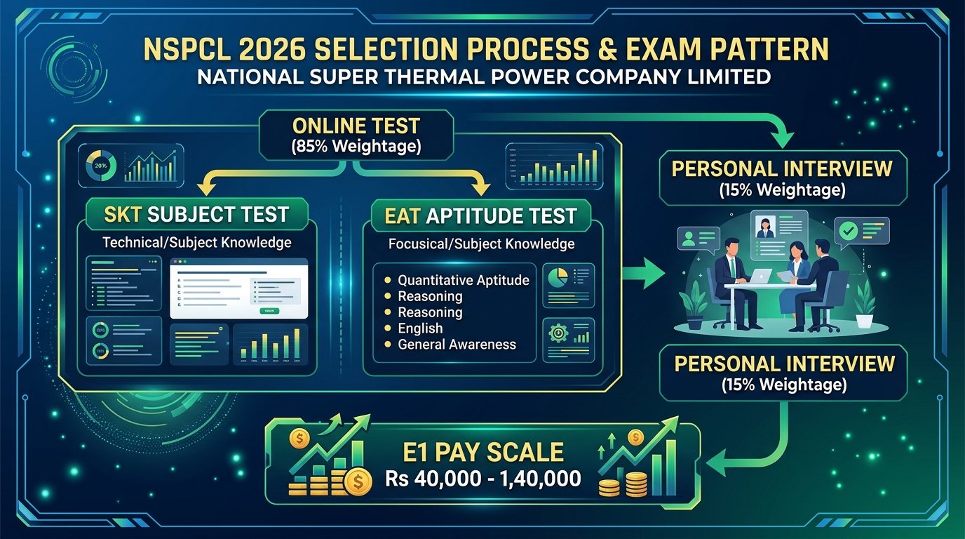NSPCL Selection Process and Exam Pattern 2026