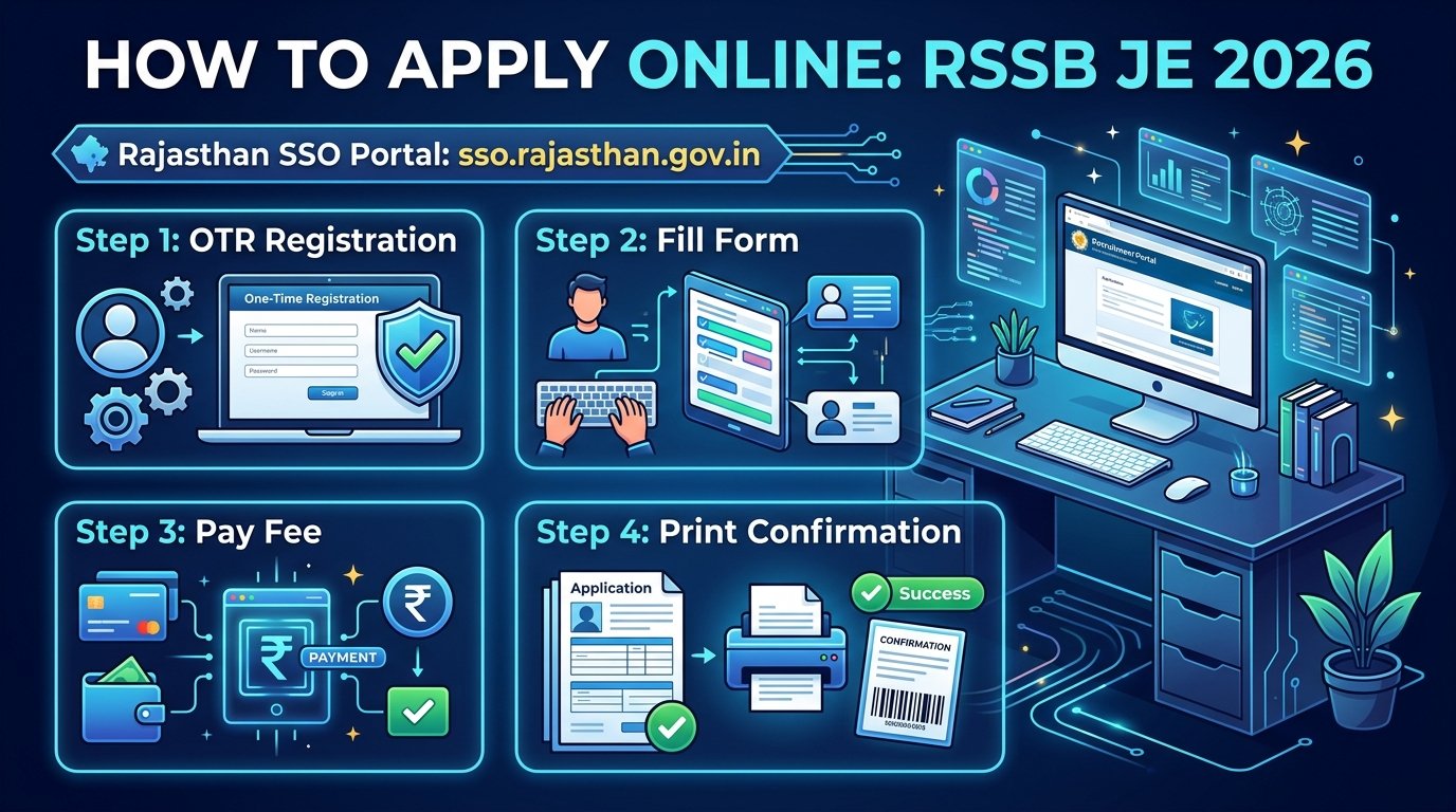 How to Apply Online for RSSB JE 2026 on Rajasthan SSO Portal