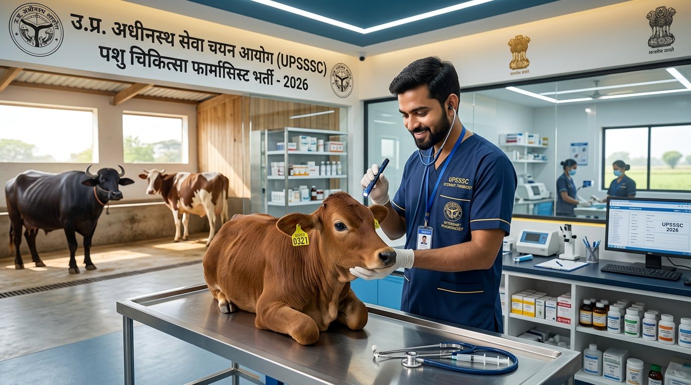 UPSSSC Veterinary Pharmacist Recruitment 2026 Banner (1,308 Posts)